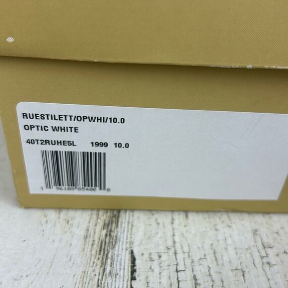 Michael Kors Rue Stiletto womens sz 10 white leather ankle bootie new - Picture 11 of 11